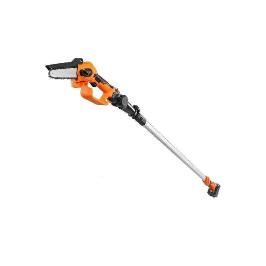 Vevor - Elektrische Kettingzaag - 2-in-1 - Accu Kettingzaag - 80W - 22000rpm - 0.035 N.m - 20V 2Ah Batterij - Tuinboom snoeigereedschap - Oranje - QUORE