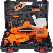 Vevor - Krik - Autokrik - Garagekrik - Elektrische Autokrik - 3 Tons - Elektrische schaarkrik - Draagbare autokrik - 12V - 15A 180W - Oranje
