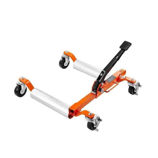 Vevor - Car Wheel - Wheel Dolly - Wheel Dolly - Jack Mechanic - Lift - Vehicle Lift - Positioning - Hydraulic Tire Jack For Car Moving - 1500 LBS - Orange