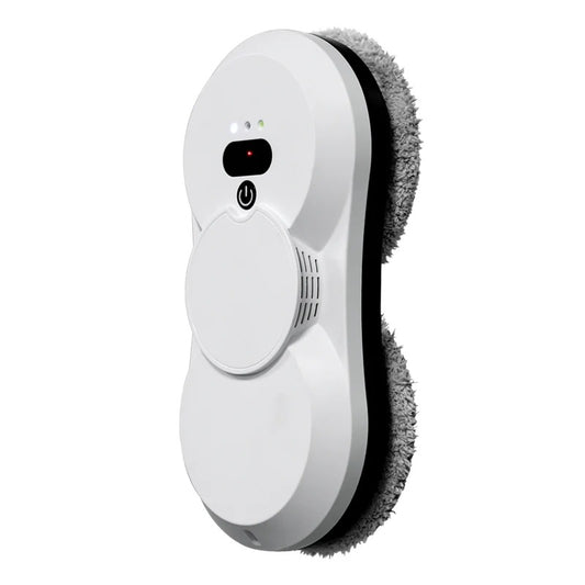 PuRuiKai - Robot window cleaner - Water mist - Ultra-thin - Robot vacuum cleaner - Glass wiper - Dry &amp; Wet mopping - AI Route - White 