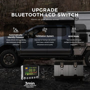 Diesel Heater - Electric Heater - Toolbox Shaped Diesel Air Heater - 8KW - Heating &amp; Fans - 35db - 240V - 6L - Silver