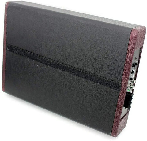 Auto Subwoofer Audio - Ultra Dun - Auto Onderstoel Actieve Subwoofer - Auto Luidspreker - 12V - 600W - Roestvrij Staal - 8 Inch - Voertuig Audio - Zwart
