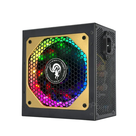 Senlifang - Voeding - Interne voeding - Game Fonte - 850W - 20 + 4Pin - 12CM Fan - 20A - 110-264V - MAX 1000W - Volledig modulair - ATX - Gamer voeding - Zwart
