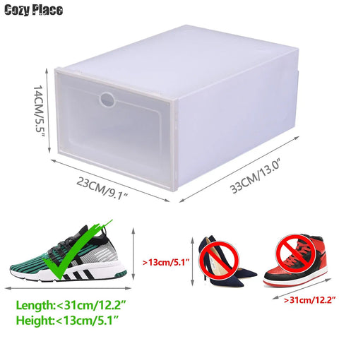 Shoe cabinet - Shoe bench - Shoe rack - Foldable storage space - Thickened - Transparent - Stackable shelf - 24 compartments - White