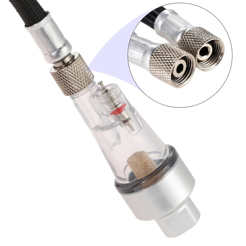Airbrush - Airbrush Kit - Professionele Airbrush - Airbrush Luchtcompressor Kit - Hogedrukpistool - voor Kunst Schilderen Craft Cake Spuiten - Zwart