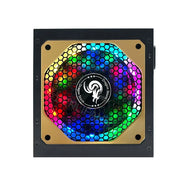 Julongfengbao - Voeding - Interne voeding - Voor Gaming Desktop Computer PSU - 80Plus Goud - RGB - ATX - 850W - Maximale piek 1000W - Volledig modulair - Grijs