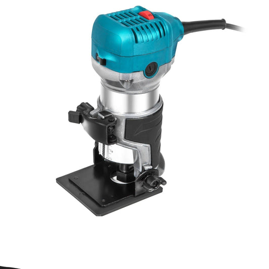 Bovenfrees - Houtfrees - Elektrische Handtrimmer - Hoge Kwaliteit - 710W - 220V - 30000RPM - Vaste basis - Kantelbare basis - Duikbasis - Groen