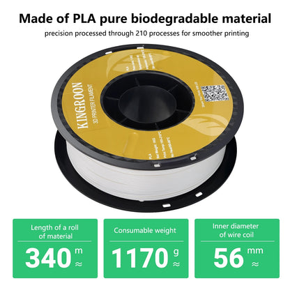 3D Printer Filament - PLA Filament - 10KG - 10pcs - 1.75mm Dimensional Accuracy - for Most FDM Printers - Multicolor