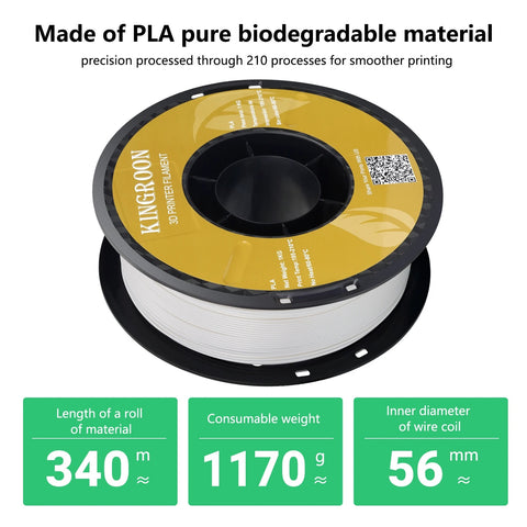 3D Printer Filament - PLA Filament - 10KG - 10st - 1.75mm Dimensionale Nauwkeurigheid - voor de Meeste FDM Printers - Multicolor