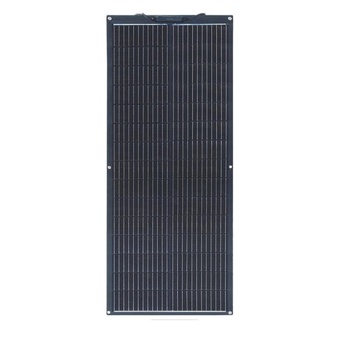Xinpuguang - Solar panel - Waterproof - Flexible solar panel - Photovoltaic panel - For home, camper, roof, boat - Monocrystalline silicon - 120W - Black