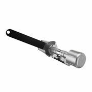Slank Deurslot - Smart Lock - Elektrisch Deurslot - IP67 - Elektronische deurslotcilinder - TTLock - App-bediening - Anti-boor - Slot met afstandsbediening - Zilver