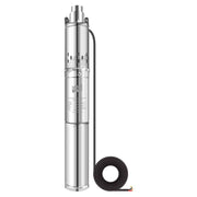 Mars Rock - Water pump - Deep well submersible pump - Solar DC Deep well pump - DC12V - Stainless steel - 150W - Silver