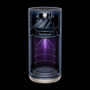 Smartmi - Luchtreiniger - 380m³/u PCADR - Ingebouwde UV-lamp - OLED-touchscreen - Laserdeeltjessensor - Slimme bediening - Zwart