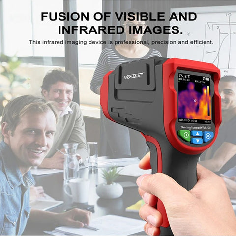 Thermal Imaging Camera - Thermal Camera - Thermal Imaging Cameras - 340x240 Resolution - 1024 Pixel Sensor - Underfloor Heating Detector Thermometer - Black