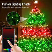 Elenut - Led koperdraad Lichtsnoer - Waterdicht - LED Lichtsnoer - DIY Bruiloft Feest Kerstdecoratie - Kerstverlichting - Lichtsnoer - Waterdicht - 20M - 200LED