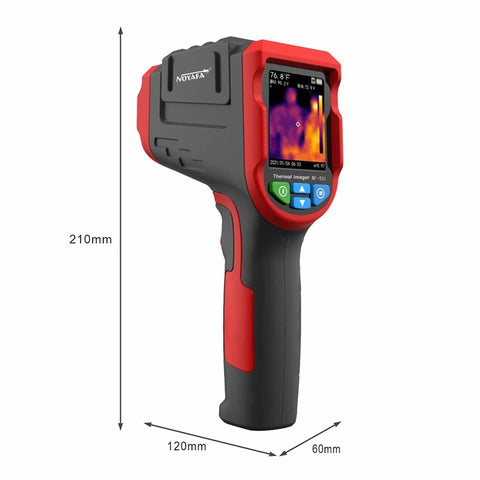 Thermal Imaging Camera - Thermal Camera - Thermal Imaging Cameras - 340x240 Resolution - 1024 Pixel Sensor - Underfloor Heating Detector Thermometer - Black