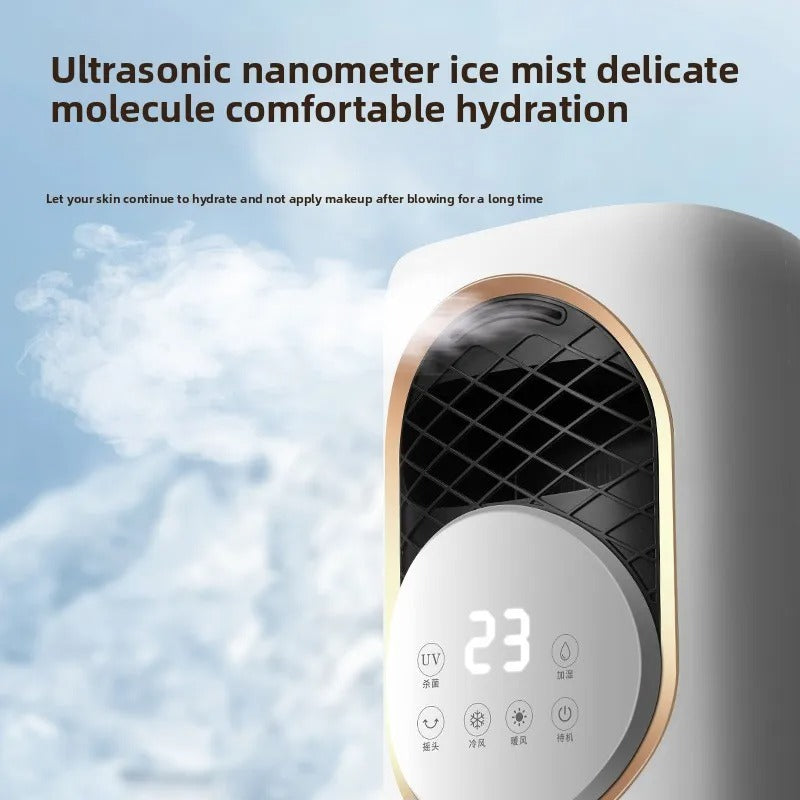 Compacte Aircooler – Luchtkoeler – Airconditioner – Koeler – Verdamper – Waterverneveling – Verwarmingsfunctie