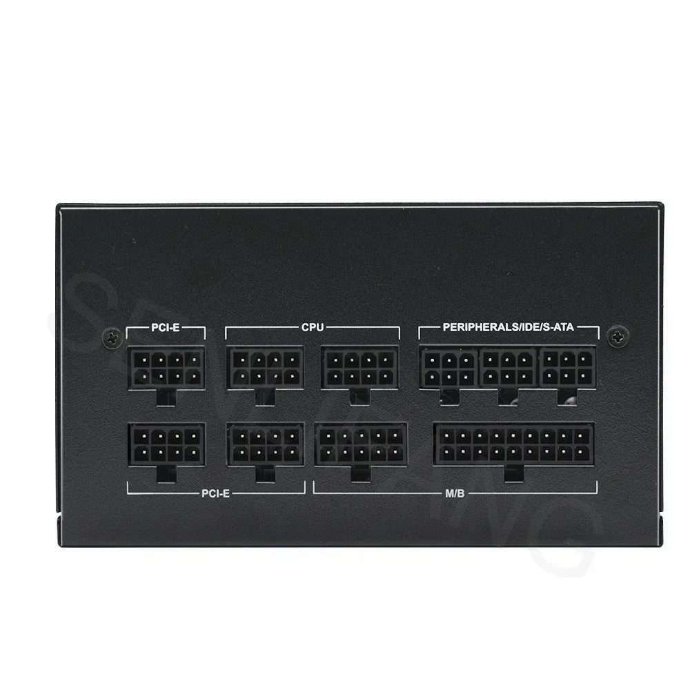 Senlifang - Voeding - Interne voeding - 80Plus Gold - RGB - ATX - 850W - Volledig modulair - 20+4Pin - 12V - Professionele E-Sports Videogame Computer Voeding - Zwart