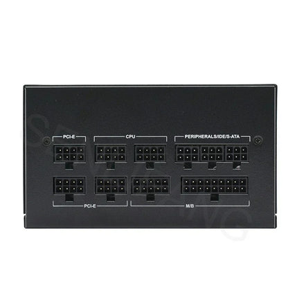 Senlifang - Voeding - Interne voeding - 80Plus Gold - RGB - ATX - 850W - Volledig modulair - 20+4Pin - 12V - Professionele E-Sports Videogame Computer Voeding - Zwart
