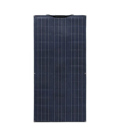 Xinpuguang - Solar panel - Waterproof - Flexible solar panel - Photovoltaic panel - For home, camper, roof, boat - Monocrystalline silicon - 140W - Black
