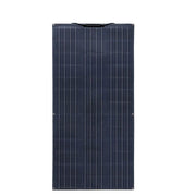 Xinpuguang - Solar panel - Waterproof - Flexible solar panel - Photovoltaic panel - For home, camper, roof, boat - Monocrystalline silicon - 140W - Black