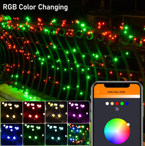 Elenut - Led koperdraad Lichtsnoer - Waterdicht - LED Lichtsnoer - DIY Bruiloft Feest Kerstdecoratie - Kerstverlichting - Lichtsnoer - Waterdicht - 20M - 200LED