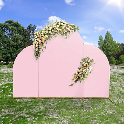 Ballonnenboog-Frameset met Basis - Verstelbare Ballonstandaard - Bruiloftsboog - Ballonnen - Verjaardagsboog voor Feestdecoratie - Bruiloftsdecoratie - Ballonslinger-  Ballonstandaard - Goud - QUORE