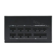 Power Supply - Internal Power Supply - For Gaming Desktop Computer PSU - ATX 850W - 80Plus - Gold - RGB - Active PFC Unit Server Source - Gray