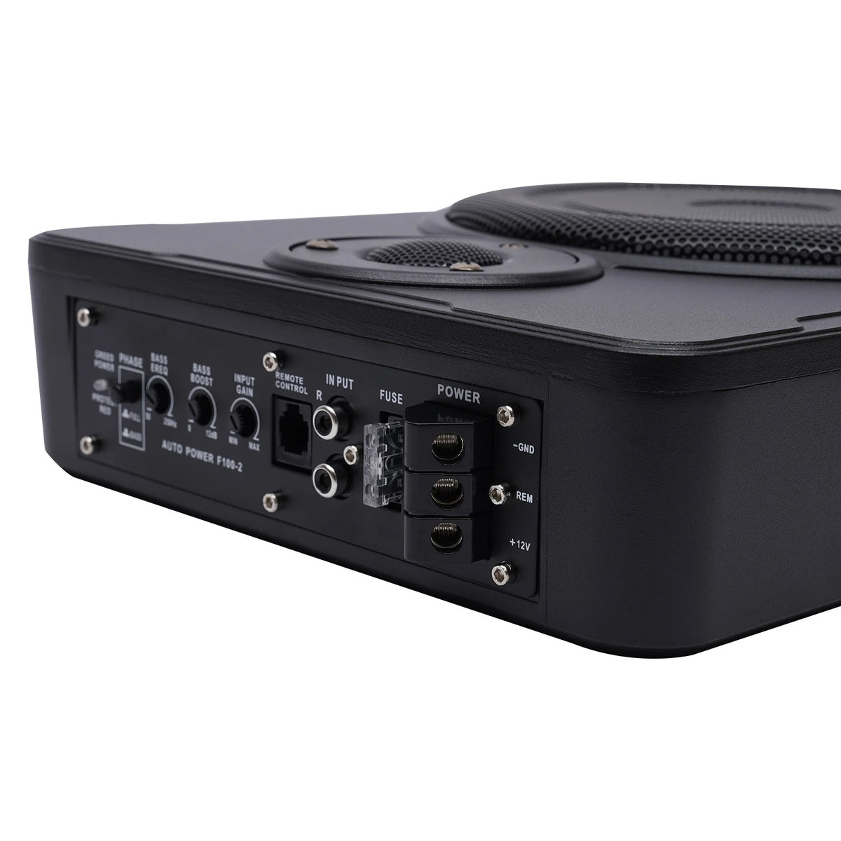 Auto Subwoofer Audio - 8 Inch - Subwoofer - Auto Audio - 12V - 600W Hoog Vermogen - Aluminiumlegering - Auto Luidspreker - Onderstoel Woofer - Ultradunne Subwoofer - Zwart - QUORE