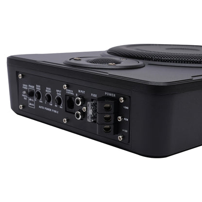Auto Subwoofer Audio - 8 Inch - Subwoofer - Auto Audio - 12V - 600W Hoog Vermogen - Aluminiumlegering - Auto Luidspreker - Onderstoel Woofer - Ultradunne Subwoofer - Zwart - QUORE