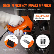 Vevor - Krik - Autokrik - Garagekrik - Elektrische Autokrik - 3 Tons - Elektrische schaarkrik - Draagbare autokrik - 12V - 15A 180W - Oranje