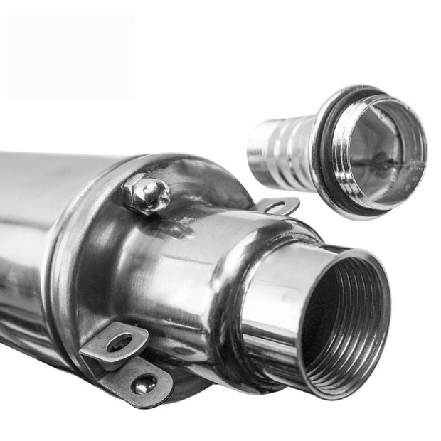 Mars Rock - Water pump - Deep well submersible pump - Solar DC Deep well pump - DC12V - Stainless steel - 150W - Silver