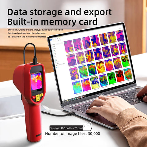 Thermal Imaging Camera - Thermal Camera - Thermal Imaging Cameras - 240×240 Resolution - For Circuit PCB Repair Pipeline Detection Medical - Red