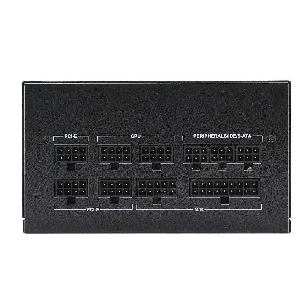 Senlifang - Voeding - Interne voeding - 12CM Fan - 110-264V - Game Fonte - 850W - MAX 1000W - Volledig modulair - ATX - Gamer voeding - Actieve PFC - Zwart