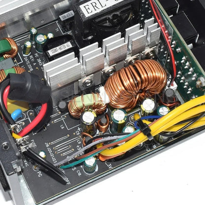 Voeding - Interne voeding - Voor Gaming Desktop Computer PSU - ATX 850W - 80Plus - Goud - RGB - Actieve PFC Unit Server Bron - Grijs