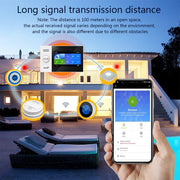 Alarmsysteem - Sirene - Smart Home Beveiligingssysteem - APP - Draadloos - SOS - 4.3 inch LCD - met Alexa - APP Bediening - PSTN - Wit