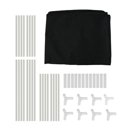 Creality - Behuizing voor 3D-printer - Goed isolerend effect - Brandvertragend - Eenvoudig te installeren - 480x600x720mm - Voor Ender-serie - Zwart - QUORE
