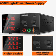 Kuaiqu - Power supply - Inverter - Adjustable voltage regulator - DC power supply - 60V - 20A - 1200W - Black