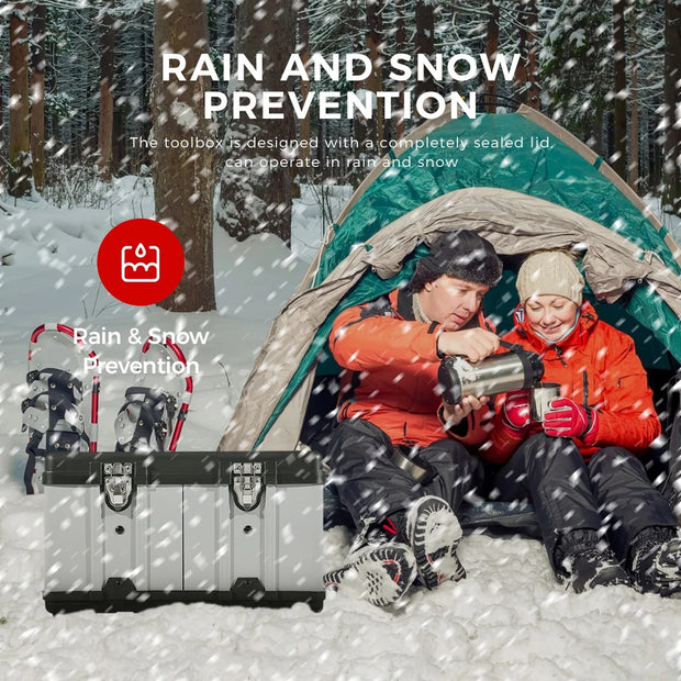 Diesel Heater - Electric Heater - Toolbox Shaped Diesel Air Heater - 8KW - Heating &amp; Fans - 35db - 240V - 6L - Silver