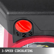 Vevor - Water pump - Water circulation pump - 50L/min 3-speed control - for hot water circulation - Warm, Shower &amp; Garden - Red