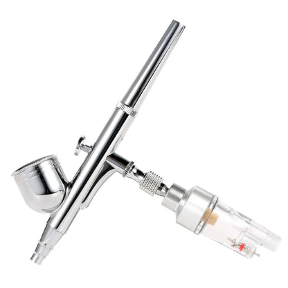 Airbrush - Airbrush Kit - Professionele Airbrush - Airbrush Luchtcompressor Kit - Hogedrukpistool - voor Kunst Schilderen Craft Cake Spuiten - Zwart