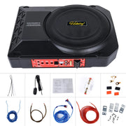 Podofo - Auto Subwoofer Audio - 800W - Krachtige luidspreker - 90db - Onderstoel Woofer - Subwooferbehuizing met kabel - 40Hz-20KHz - Zwart