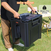 Dispenser - Drankdispenser - Geïsoleerde dispenser - Feestdispenser - Thermische drankdispenser - 5 gallon - Zwart