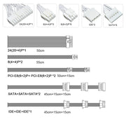 Senlifang - Power supply - Internal power supply - For gaming desktop computer PSU - 850W - Max peak 1000W - Fully modular - ATX PSU - 110-240V - White