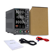 Wanptek - Power supply - Inverter - Adjustable voltage regulator 30V - 10 - 300W - White display - For telephone repair - Regulated lab table - DC power supplies - Black