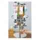 Dispenser - Bottle Drink Dispenser - Wine Beer Alcohol Beverage Drink Dispenser - for 4 Bottles - Silver