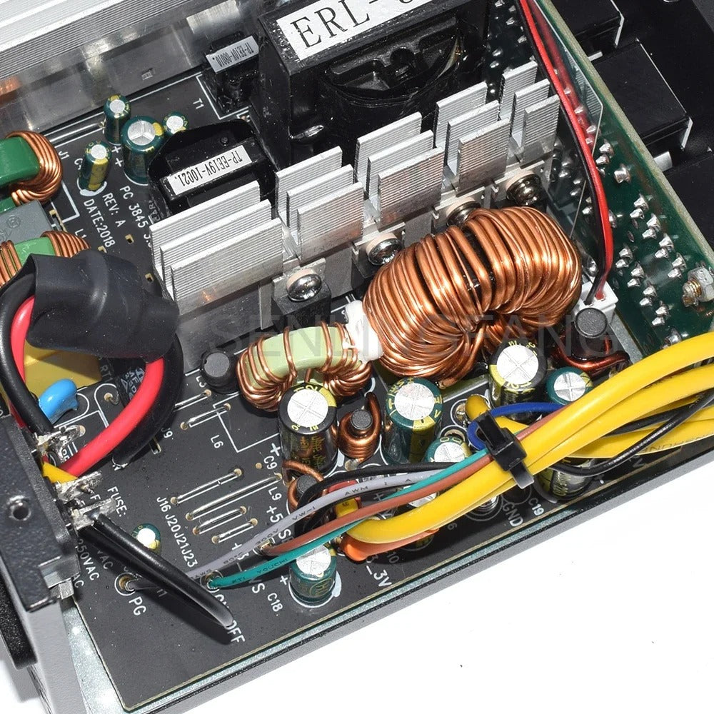 Julongfengbao - Voeding - Interne voeding - 24Pin - Game Fonte - 850W - MAX 1000W - Volledig modulair - ATX - Gamer-voeding - Actieve PFC - Zwart