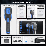 Thermal Imaging Camera - Thermal Imaging Camera - Thermal Imaging Cameras - Resolution 256x192 - 20Hz - 40mk - 2.8-inch screen - Blue