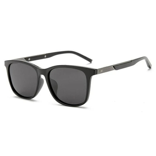 Sunglasses - Anti-Reflective Sunglasses - Polarized - Dioptric 0 - Plastic Titanium - HMC Coating - Black-Gray