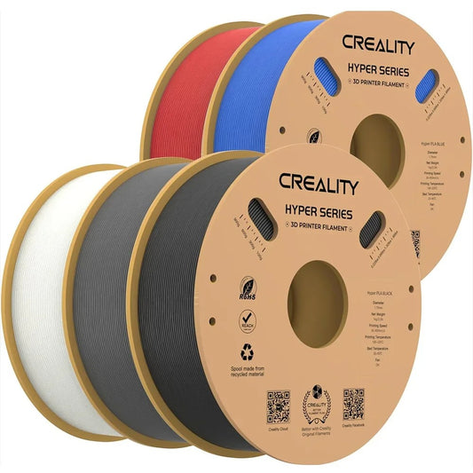 3D Printer Filament - PLA Filament - 1kg - 5st - 1.75mm Dimensionale Nauwkeurigheid - voor de Meeste FDM Printers - Multicolor - QUORE